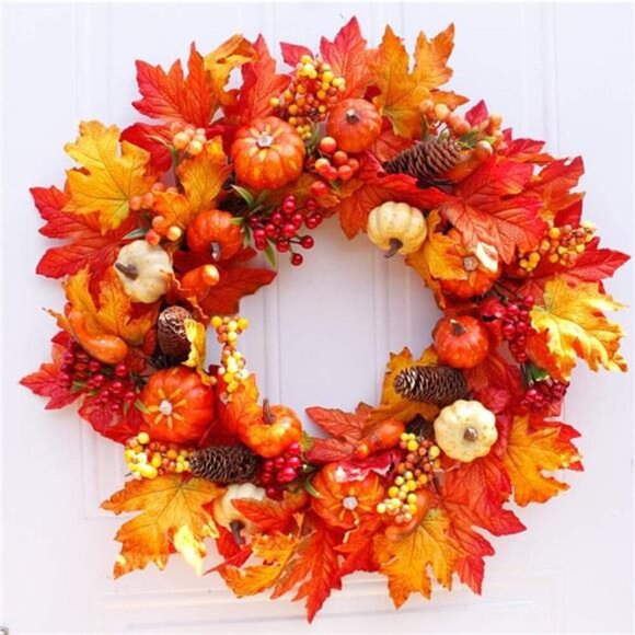 Thanksgiving Artificial Pumpkins and Gourds Set Fall Decorations for Home - Picture 5 of 7